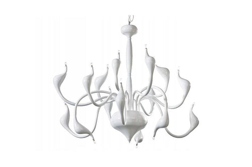 Lampadario Snake 2 AZ0172 Bianco