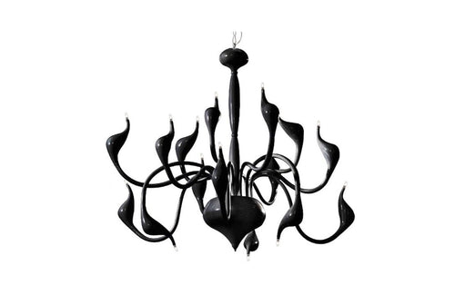 Lampadario Snake 2 AZ1048 Nero