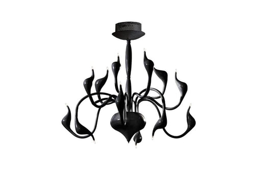 Lampadario Snake AZ1017 Nero