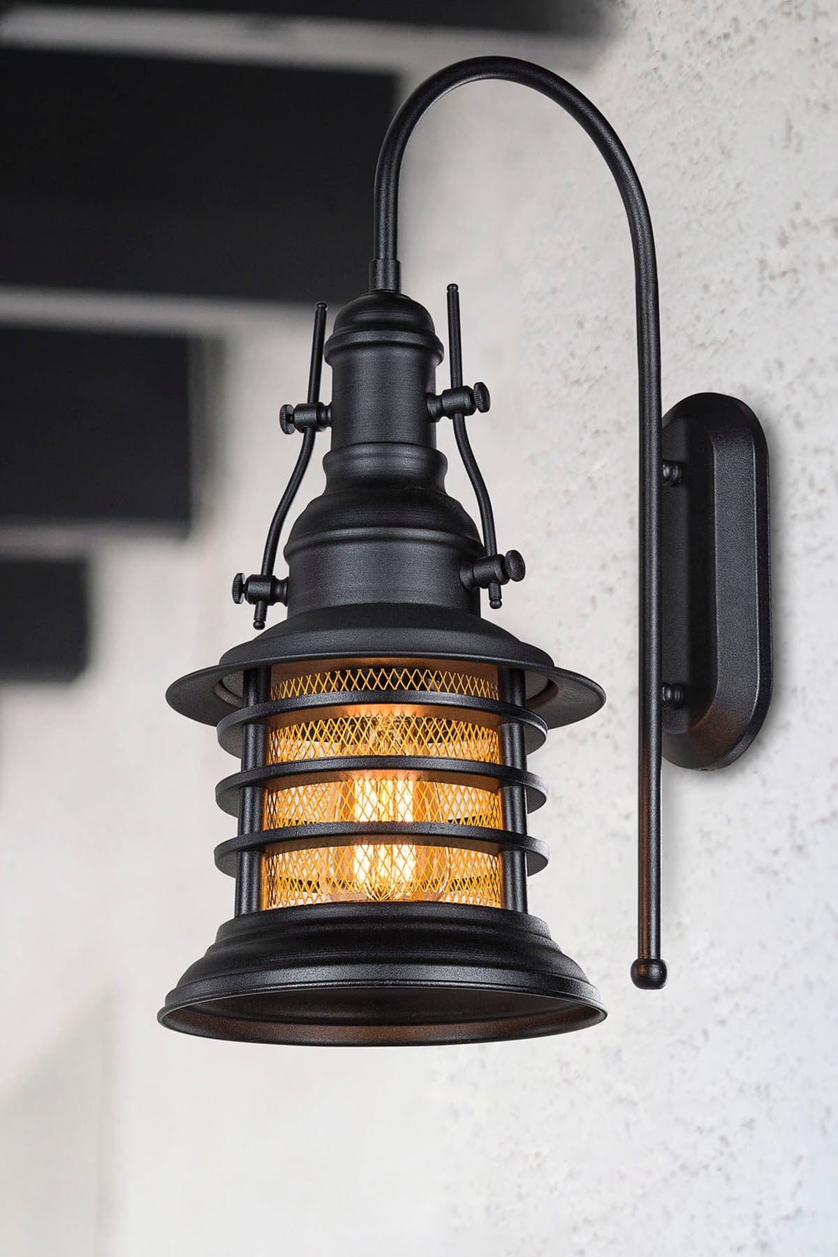 Lampade da esterno Eftelya Nero (2)