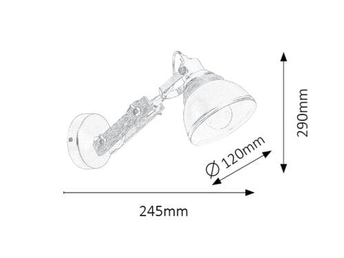 Lampade da parete Aksel 2723 Faggio (2)
