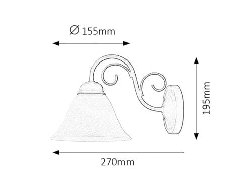 Lampade da parete Athen 7811 Nero (1)