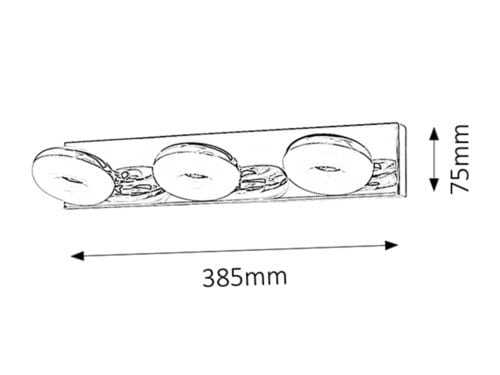 Lampade da parete Beata 5718 Cromo (2)