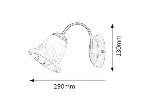 Lampade da parete Colette 7366 Nero (1)