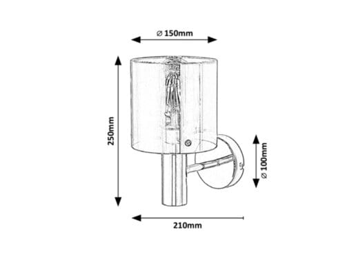 Lampade da parete Donati 5248 Cromo (2)