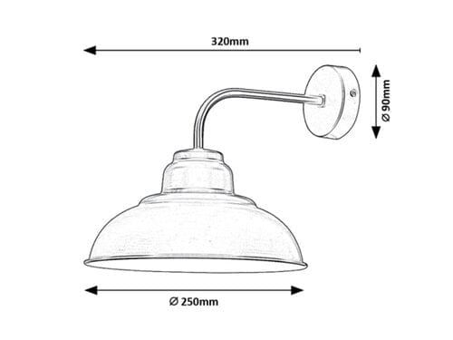 Lampade da parete Dragan 5307 Nero (2)