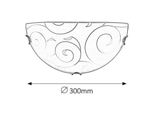 Lampade da parete Harmony Lux 3851 Cromo (1)