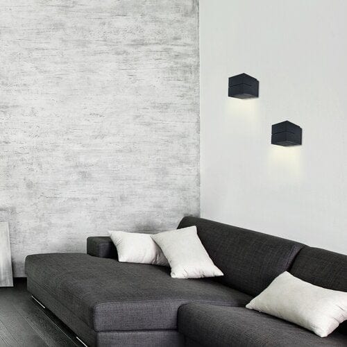 Lampade da parete Kaunas 7017 Nero (3)