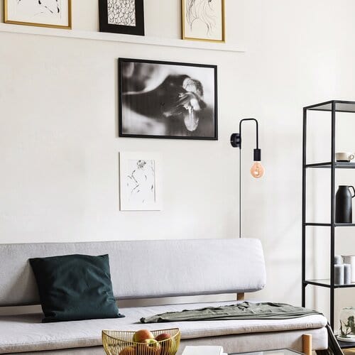 Lampade da parete Manzur 71022 Nero (5)