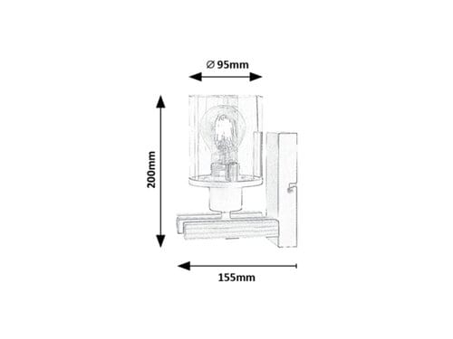 Lampade da parete Niylah 71080 Nero (6)