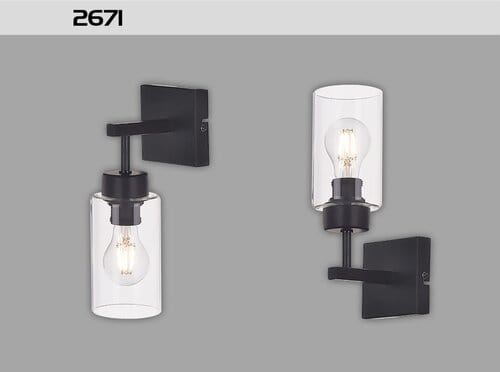 Lampade da parete Prudence 2671 Nero (2)