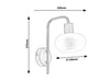 Lampade da parete Sorina 3916 Ottone (2)