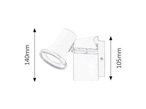 Lampade da parete Steve 5497 Bianco (1)