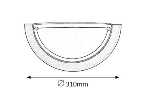 Lampade da parete Ufo 5163 Nero (1)