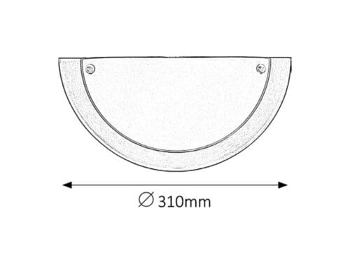 Lampade da parete Ufo 5181 Grigio (1)