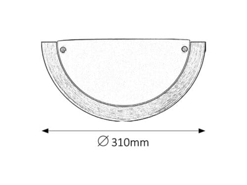 Lampade da parete Ufo 5263 Bronzo (1)