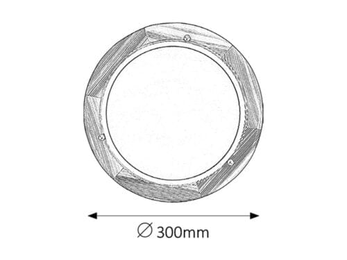 Lampade da parete Ufo 5401 Naturale (1)