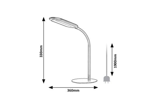 Lampade da ufficio Adelmo 74007 Nero (6)