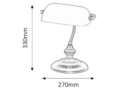 Lampade da ufficio Bank 4037 Grigio (1)