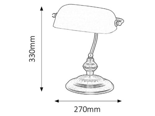 Lampade da ufficio Bank 4038 Bronzo (1)