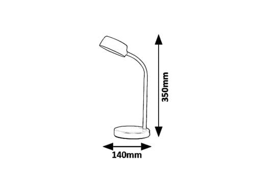 Lampade da ufficio Berry 6780 Blu (1)