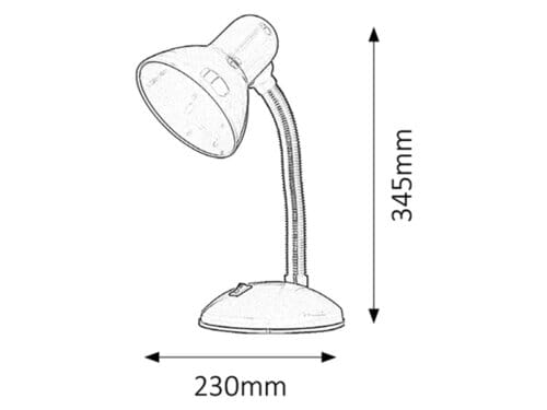 Lampade da ufficio Dylan 4169 Nero (2)