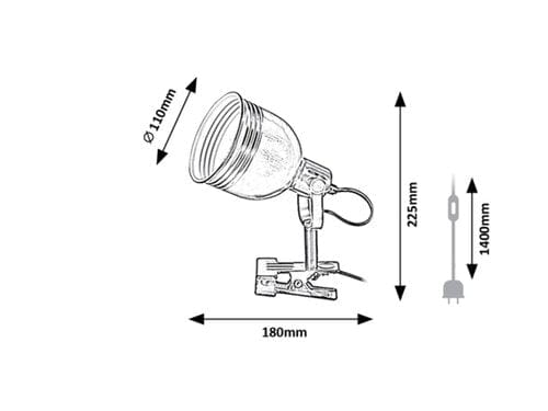 Lampade da ufficio Flint 3093 Beige (2)