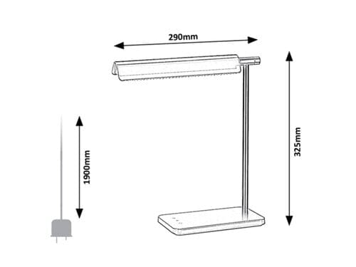 Lampade da ufficio Horus 2934 Nero (5)