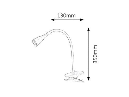 Lampade da ufficio Jeff 4196 Bianco (2)
