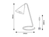 Lampade da ufficio Monty 3089 Bianco (2)
