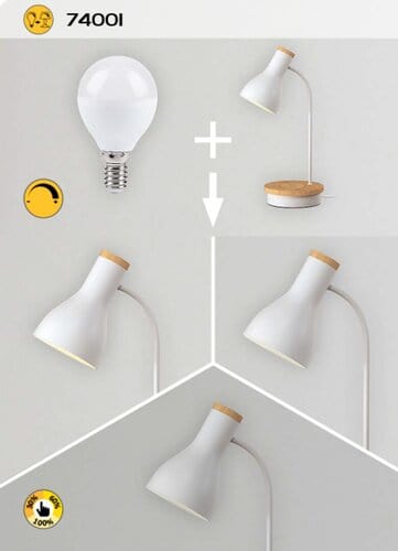 Lampade da ufficio Mosley 74001 Bianco (4)