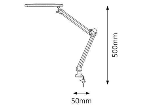 Lampade da ufficio Raul 4420 Argento (1)