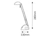 Lampade da ufficio Ronald 4335 Argento (1)