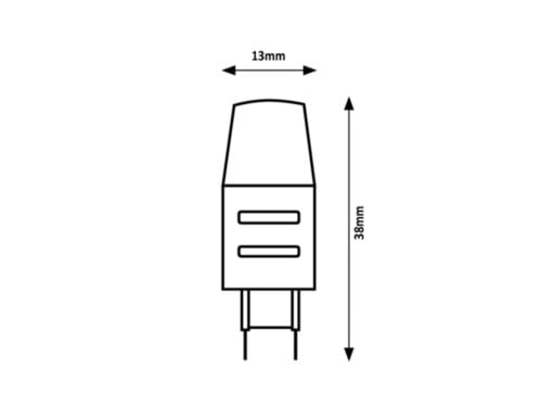 Lampadina Cob LED 1950 Trasparente (1)