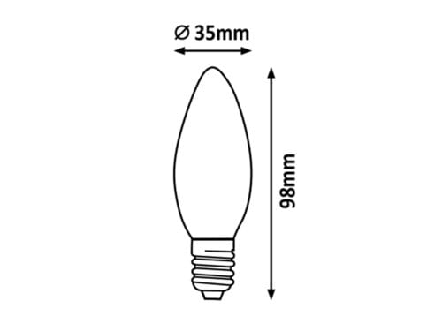 Lampadina Filament LED 1298 Bianco (1)