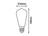 Lampadina Filament LED 1358 Ambra (1)