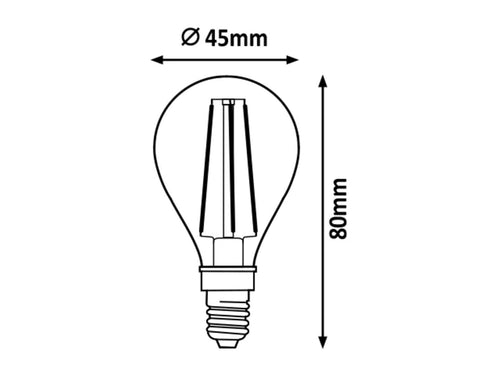Lampadina Filament LED 1400 Trasparente (1)