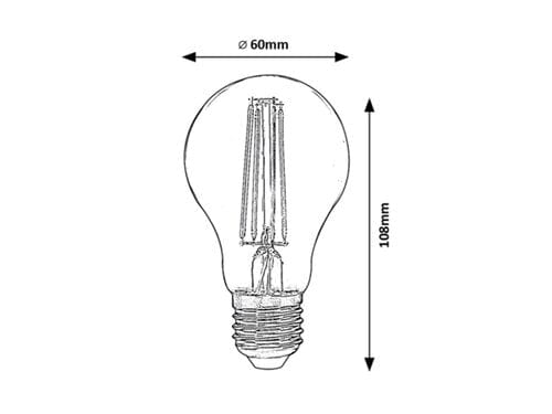 Lampadina Filament LED 1513 Trasparente (3)