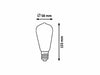 Lampadina Filament LED 1659 Grigio (1)