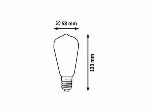 Lampadina Filament LED 1659 Grigio (1)