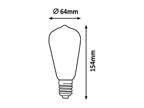 Lampadina Filament LED 1992 Rame (1)