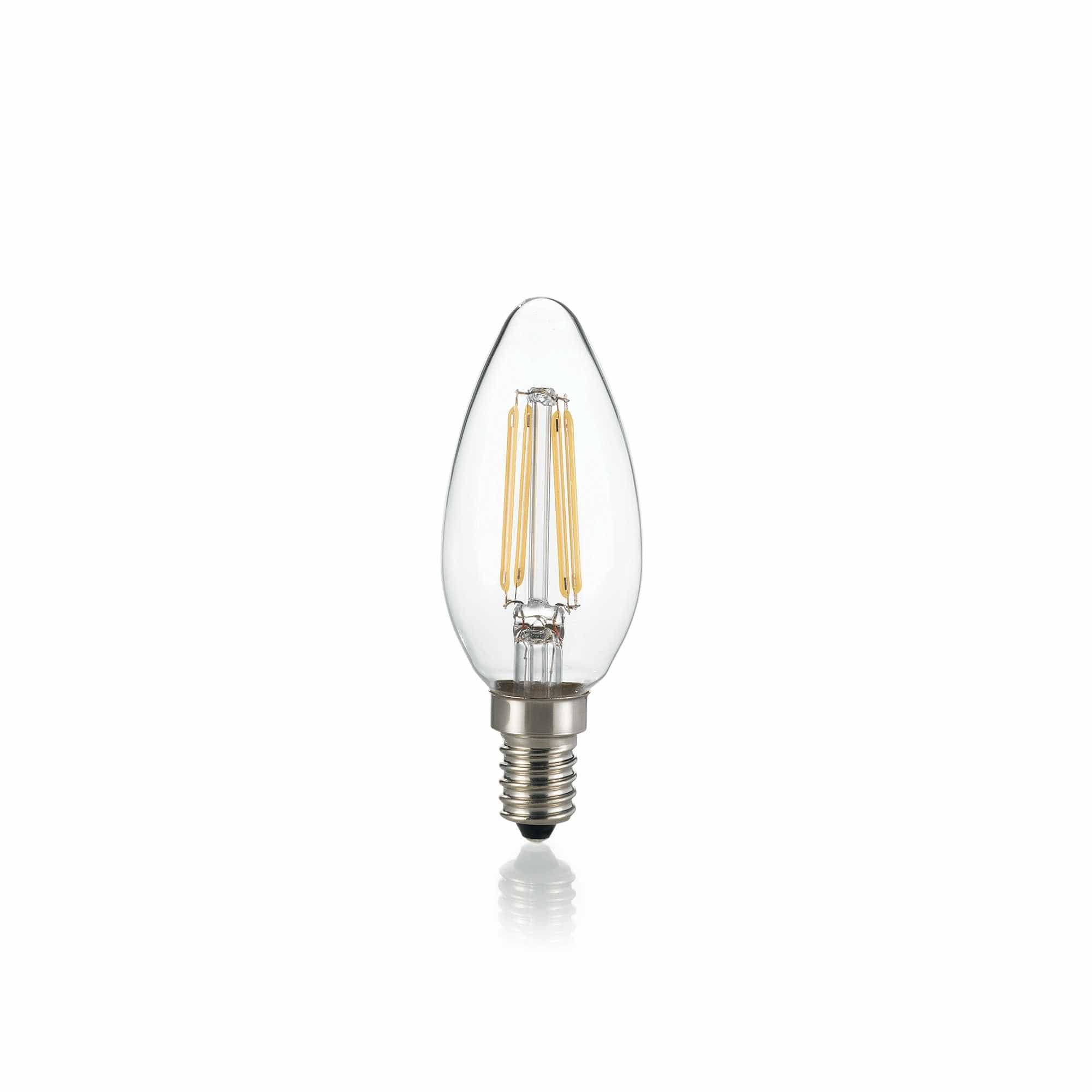 Lampadina LED E14 Oliva Trasparente