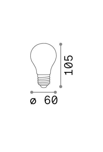 Lampadina LED E24 Goccia Bianco (1)