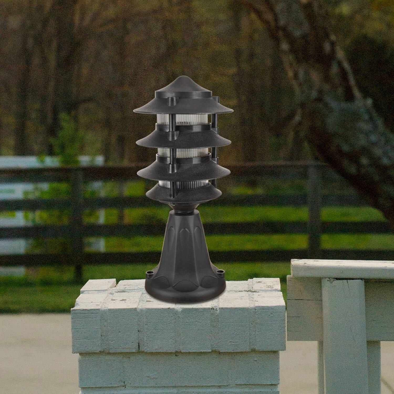 Lampioncino da esterno Mekan Nero