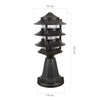 Lampioncino da esterno Mekan Nero (3)