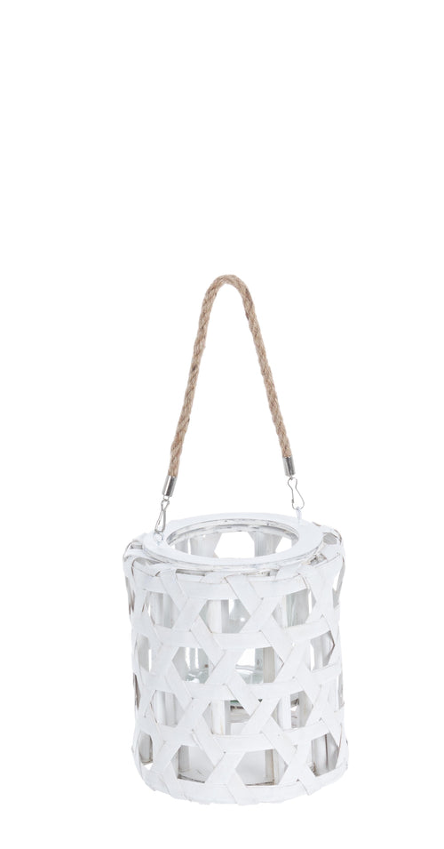Lanterna decorativa Hexagon Bianco