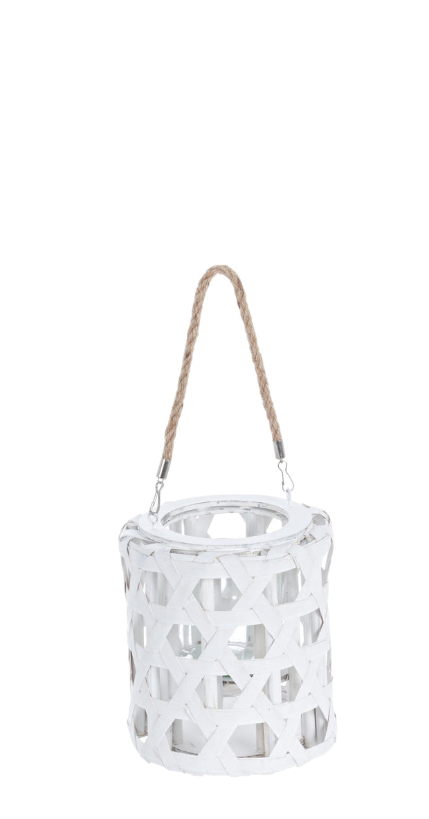 Lanterna decorativa Hexagon Bianco