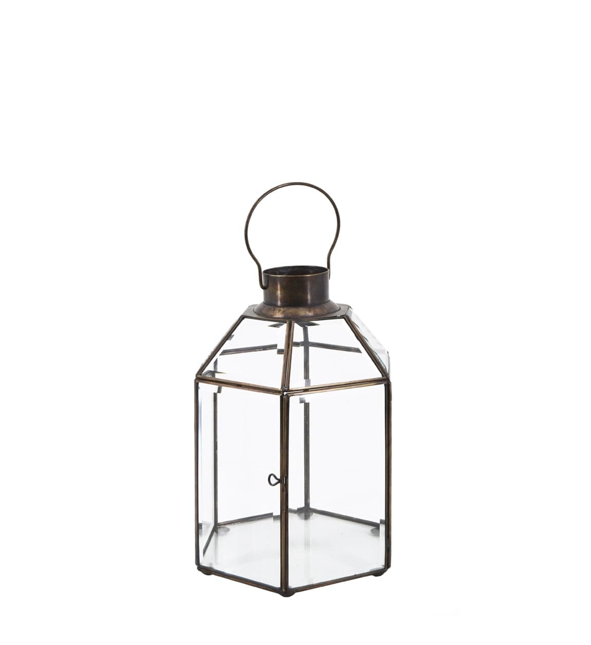 Lanterna decorativa Hexagonal Bezel Piccola Trasparente
