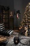 Lanterna decorativa Larjam Round 1H Nero (1)