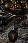 Lanterna decorativa Larjam Round 1H Nero (2)